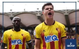 SBOTOP: Luca Kjerrumgaard’s Brace Fires Watford to 2-1 Victory Over QPR