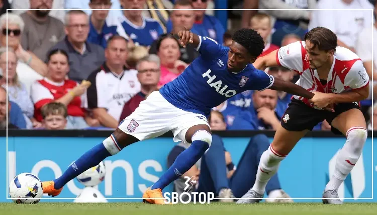 SBOTOP: Ipswich and Southampton Share the Spoils in 1-1 Portman Road Clash as Promotion Race Heats Up