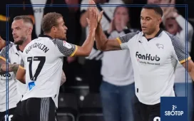 SBOTOP: Carlton Morris Strikes Late as Derby County Snatch 1-1 Draw Against Bristol City