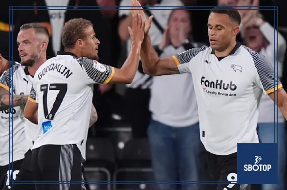 SBOTOP: Carlton Morris Strikes Late as Derby County Snatch 1-1 Draw Against Bristol City