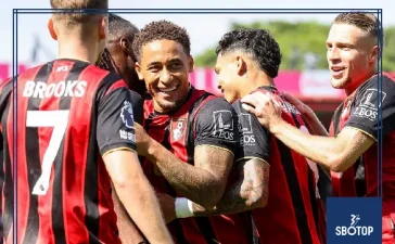 SBOTOP: Tavernier Fires Bournemouth to First Win as 10-Man Wolves Fall 1-0