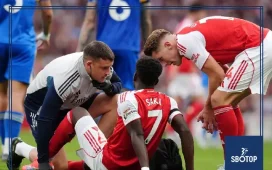 SBOTOP: Arsenal Sweat on Fitness of Saka and Odegaard Ahead of Crucial Liverpool Clash After Leeds Knock