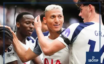 SBOTOP: Richarlison Fires Spurs to 3-0 Win Over Burnley as Thomas Frank Celebrates First Premier League Triumph