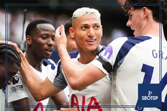 SBOTOP: Richarlison Fires Spurs to 3-0 Win Over Burnley as Thomas Frank Celebrates First Premier League Triumph