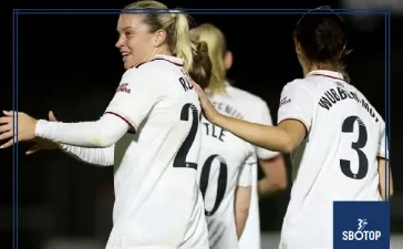 SBOTOP: Arsenal Women Smash Five Past West Ham as Man City Cruise Against Brighton in WSL Action