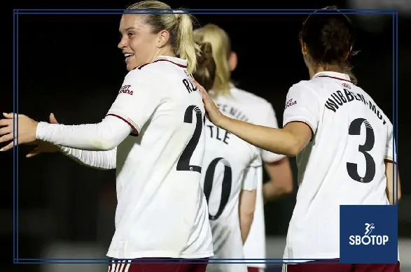 SBOTOP: Arsenal Women Smash Five Past West Ham as Man City Cruise Against Brighton in WSL Action