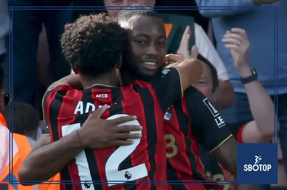 SBOTOP: Semenyo’s Controversial Penalty Seals 2-1 Win for Bournemouth Over Brighton