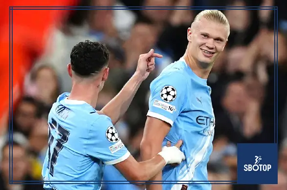 SBOTOP Man City 2-0 Napoli: Haaland Hits 50 Champions League Goals Exploits 10-Men Visitors in Record-Breaking Night