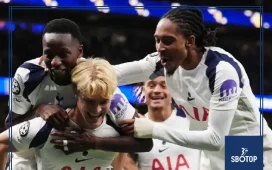 SBOTOP: Tottenham Edge Villarreal 1-0 as Thomas Frank Marks Champions League Debut with Luiz Junior Own Goal