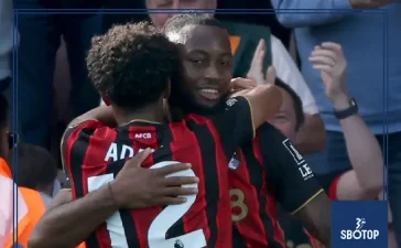 SBOTOP: Semenyo’s Controversial Penalty Secures 2-1 Win for Bournemouth Over Brighton