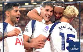 SBOTOP: Ten-Man West Ham Crumble as Tottenham Secure 3-0 Away Triumph