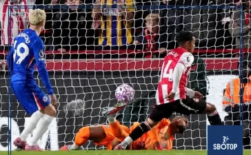 SBOTOP: Carvalho’s Late Strike Earns Brentford 2-2 Draw Against Chelsea After Palmer and Caicedo Goals