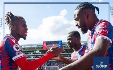 SBOTOP: Mateta Insists All Is Well with Zaha After Public Disagreement Between Crystal Palace Duo