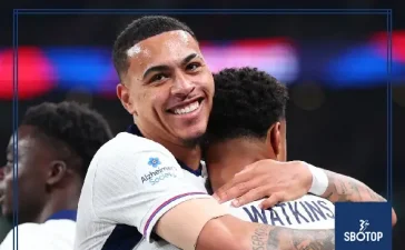 SBOTOP: England Cruise Past Wales 3-0 at Wembley as Rogers Watkins and Saka Shine in Dominant Friendly Victory