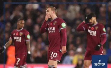 SBOTOP: Early Goals from Aaronson and Rodon Sink West Ham as Leeds Deepen Hammers’ Nightmare Season with 2-1 Win