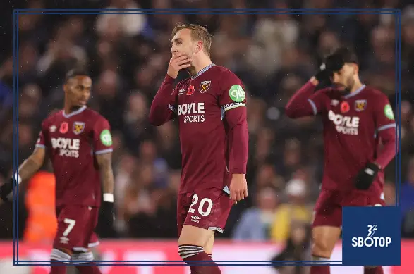 SBOTOP: Early Goals from Aaronson and Rodon Sink West Ham as Leeds Deepen Hammers’ Nightmare Season with 2-1 Win