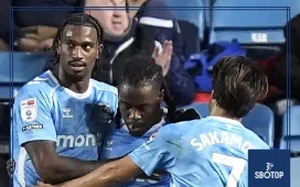 SBOTOP: Haji Wright at the Double as Ruthless Coventry Crush Millwall 4–0 to Climb into Championship’s Top Two