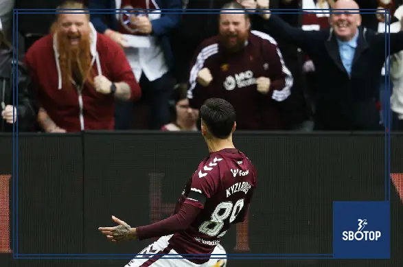 SBOTOP: McInnes’ Hearts Hit Top Gear with 3-0 Win Over Falkirk to Extend Unbeaten Premiership Run