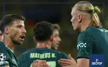 SBOTOP: Haaland Strikes Again as Man City Cruise Past Villarreal 2-0 in Spanish Masterclass