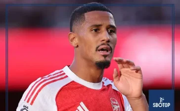 SBOTOP: Arsenal Secure Future as William Saliba Commits to New Deal Running Until 2030