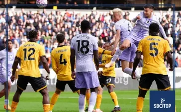 SBOTOP: Van Hecke’s Late Header Denies Wolves Victory as Pereira Sees Red in 1-1 Brighton Draw at Molineux