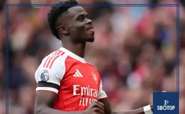 SBOTOP: Declan Rice Haunts Former Club as Bukayo Saka Seals Arsenal’s 2-0 Victory Over West Ham