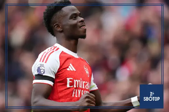 SBOTOP: Declan Rice Haunts Former Club as Bukayo Saka Seals Arsenal’s 2-0 Victory Over West Ham