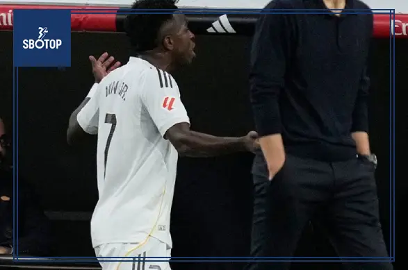 SBOTOP: Angry Vinicius Jr. Threatens to Leave Real Madrid After Being Substituted in El Clasico