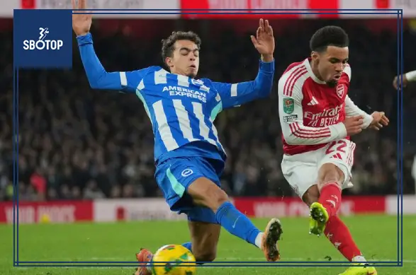 SBOTOP: Arsenal’s Young Guns Shine as They Defeat Brighton 2-0 in the Carabao Cup