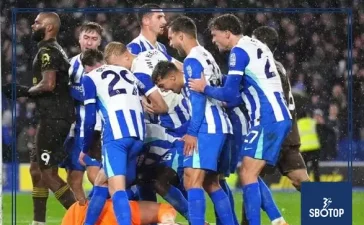 SBOTOP: Verbruggen’s Last-Minute Heroics Seal Brighton’s 2-1 Comeback Win Over Brentford