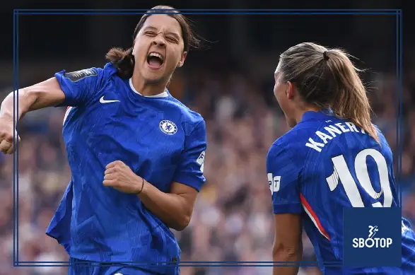 SBOTOP: Sam Kerr and Ellie Carpenter Strike as Chelsea Women Defeat London City Lionesses 2-0 in New WSL London Derby