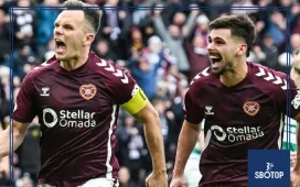 SBOTOP: Unbeaten Hearts Stun Celtic 3-1 to Go Eight Points Clear in Scottish Premiership Under Derek McInnes