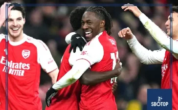 SBOTOP: Eze’s Hat-Trick Heroics Fire Arsenal to 4-1 Derby Win and Extend Their Lead to Six Points