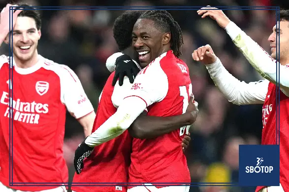 SBOTOP: Eze’s Hat-Trick Heroics Fire Arsenal to 4-1 Derby Win and Extend Their Lead to Six Points