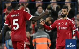 SBOTOP: Mohamed Salah Reaches 250 Goals as Liverpool Defeat Aston Villa 2-0 to End Losing Streak Under Arne Slot