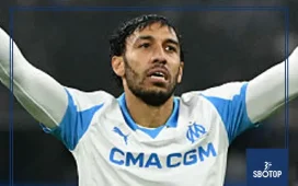 SBOTOP: Aubameyang’s Brace Lifts Marseille to 2-1 Victory Over Newcastle Ending Toon’s Champions League Streak