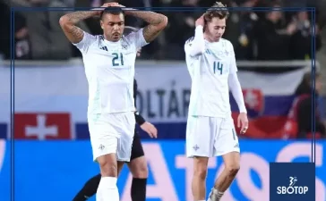 SBOTOP: Northern Ireland’s Automatic World Cup Hopes Crushed as Late Slovakia Strike Seals 1-0 Defeat but Play-Off Spot Remains Intact