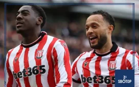 SBOTOP: Divin Mubama Hat-Trick Inspires Stoke to Dominant 5-1 Victory Over Bristol City