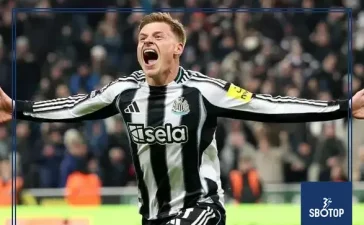 SBOTOP: Harvey Barnes Double Secures Newcastle Win as Man City Miss Chance to Rise to Second