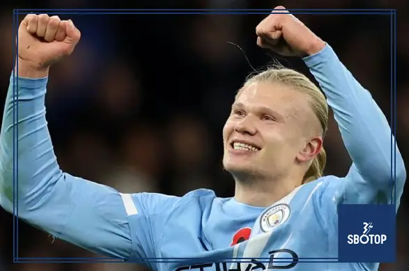 SBOTOP: Erling Haaland Double Propels Man City to 3-1 Victory Over Bournemouth Lifting Guardiola’s Side to Second in Premier League