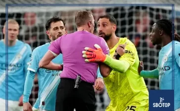 SBOTOP: Ruben Dias Furious as Harvey Barnes’ Challenge on Donnarumma Goes Unpunished in Newcastle Win Over Man City