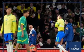 SBOTOP: Premier League Stars Shine as Brazil Defeat Senegal 2–0 but Arsenal’s Gabriel Faces Injury Concern