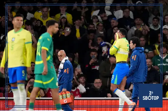 SBOTOP: Premier League Stars Shine as Brazil Defeat Senegal 2–0 but Arsenal’s Gabriel Faces Injury Concern