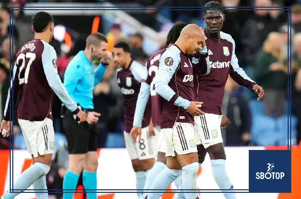 SBOTOP: Aston Villa Edge Young Boys 2-1 as Malen Scores Twice Amid Crowd Incident in Europa League