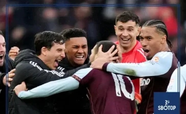 SBOTOP: Buendia’s Last-Gasp Strike Lifts Aston Villa to 2-1 Win Closing Gap on Arsenal