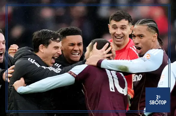 SBOTOP: Buendia’s Last-Gasp Strike Lifts Aston Villa to 2-1 Win Closing Gap on Arsenal