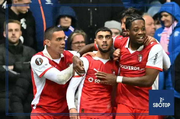 SBOTOP: Gabri Martinez Strikes as Rangers Held 1-1 by Braga Dimming Qualification Hopes Despite Numerical Advantage