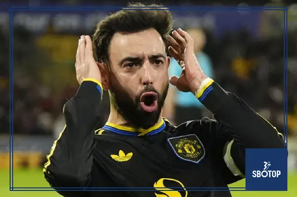SBOTOP: Bruno Fernandes Shines with Two Goals as Man Utd Beat Wolves 4-1 Amorim's Side Climbs to Sixth in Premier League