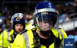SBOTOP: Eight Arrested After Clashes Between Police and Fans During Aston Villa vs Young Boys Europa League Match