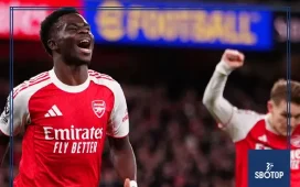SBOTOP Arsenal 2-0 Brentford: Saka and Merino Secure Win as Gunners Extend Lead at the Top